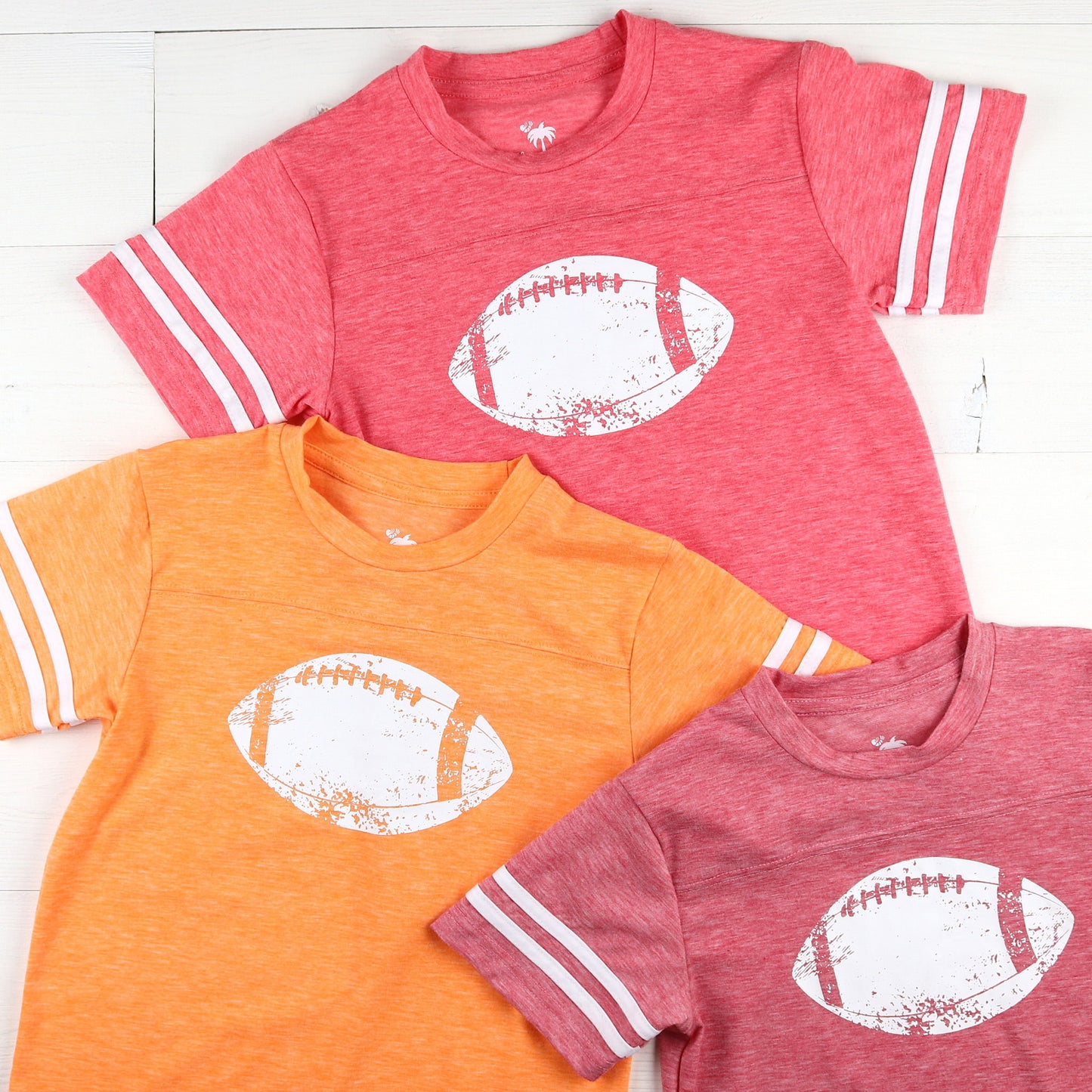 Orange Football Jersey Tee