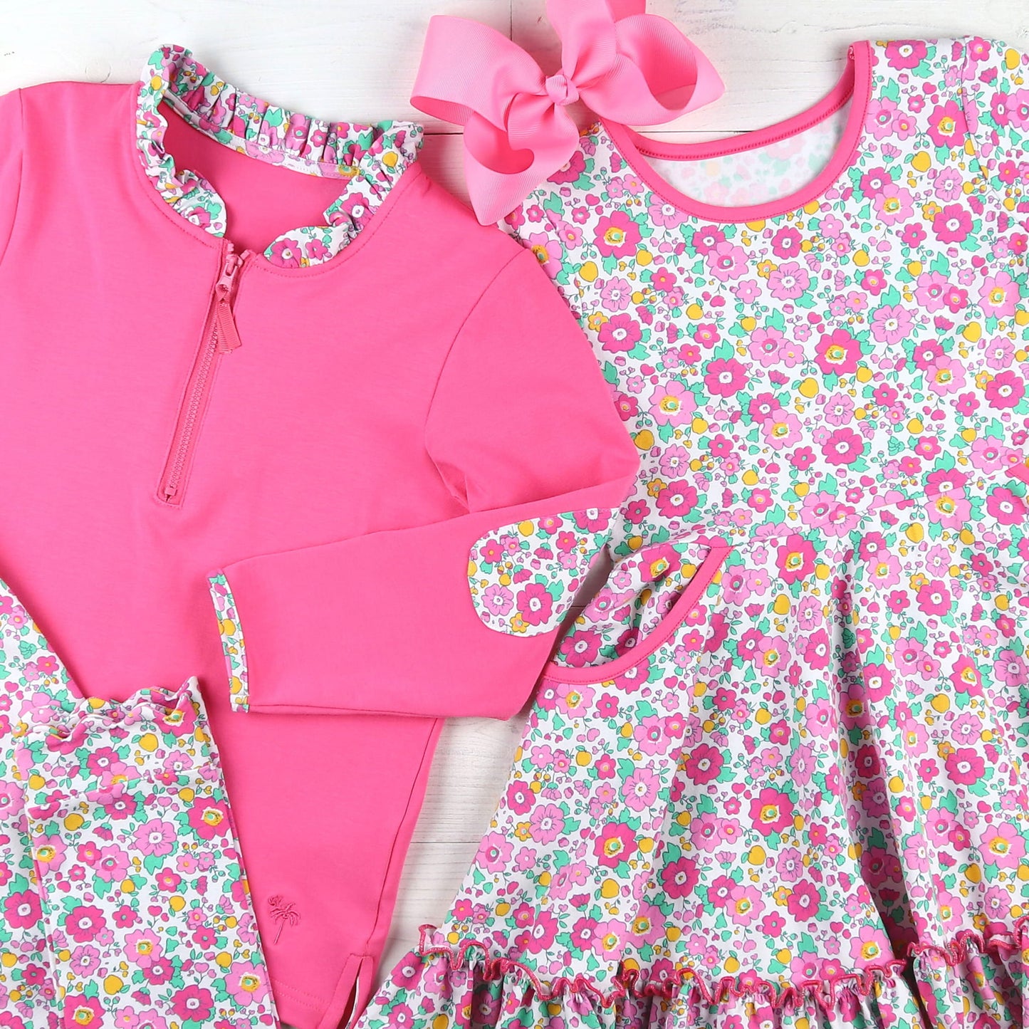 Girls Quarter Zip - Razzleberry