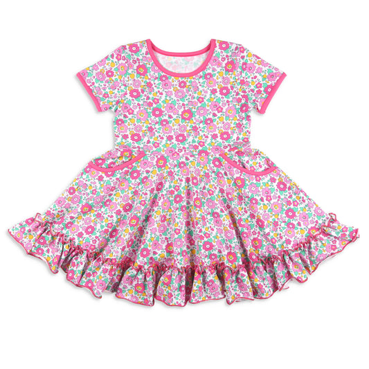 Girls Twirl Dress - Fruity Floral