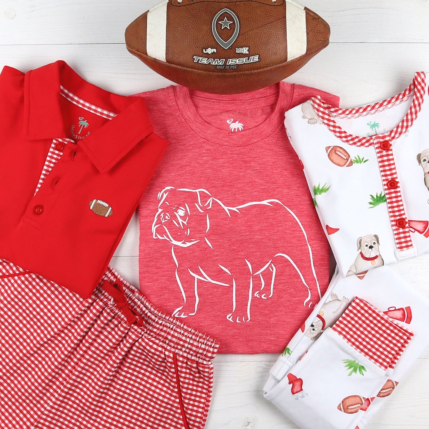 Girls Gameday Play Dress - Bulldogs
