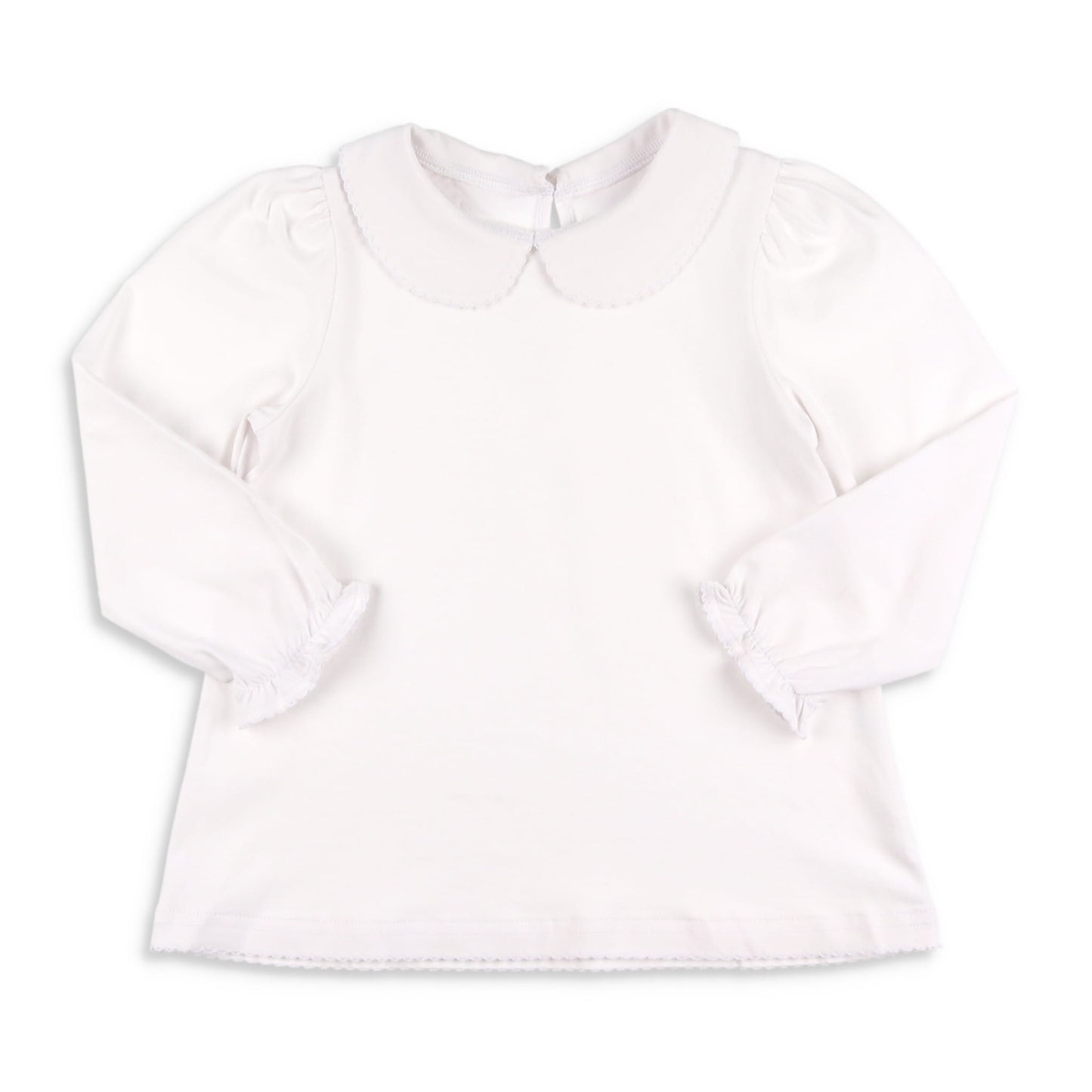 Girls Long Sleeve Collared Shirt