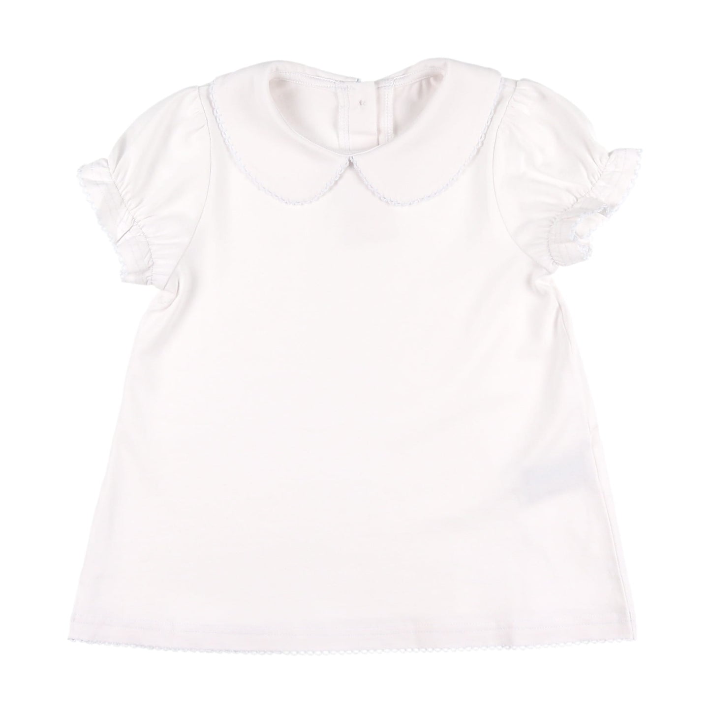 Girls Short Sleeve Collared Shirt