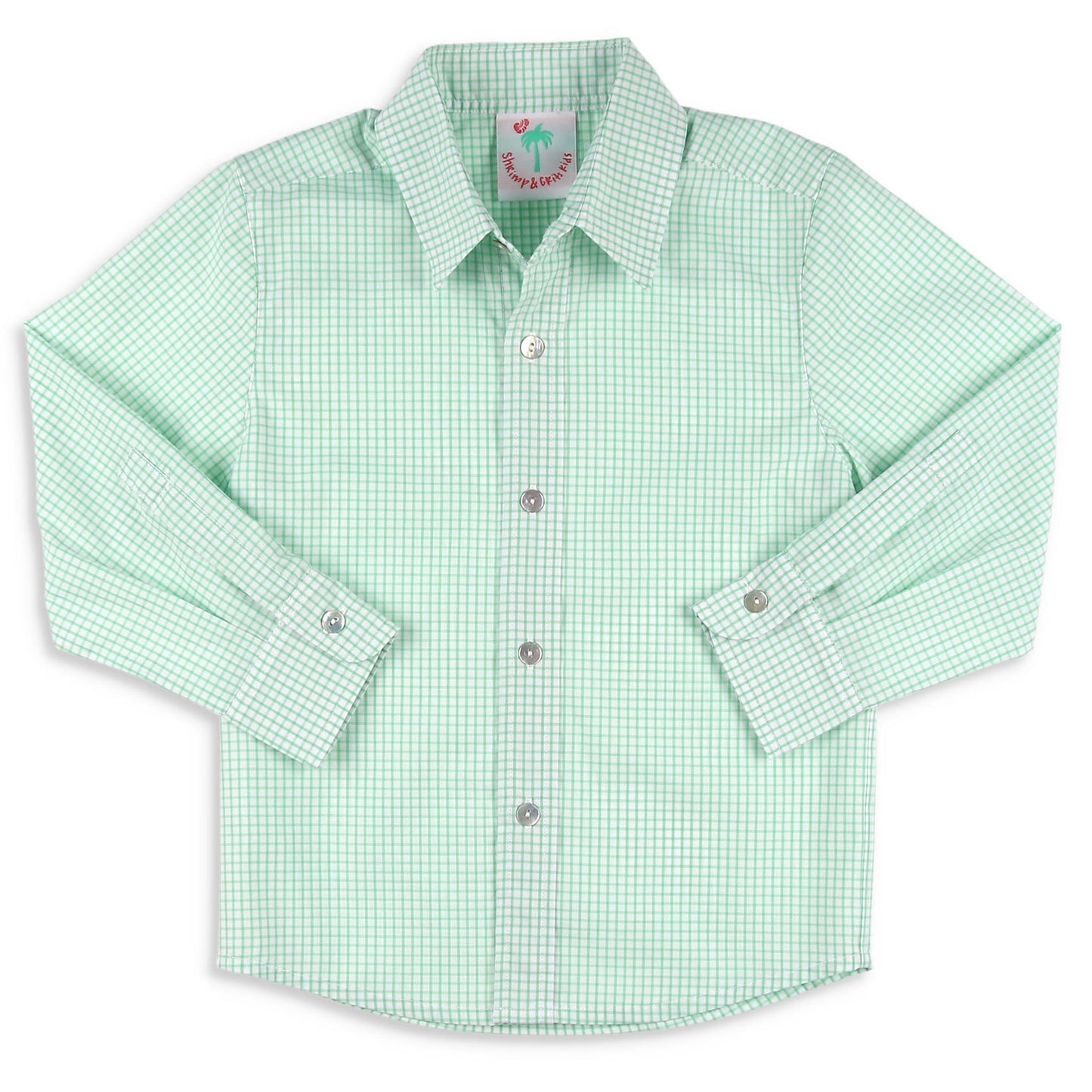 Boys Oxford - Green Check