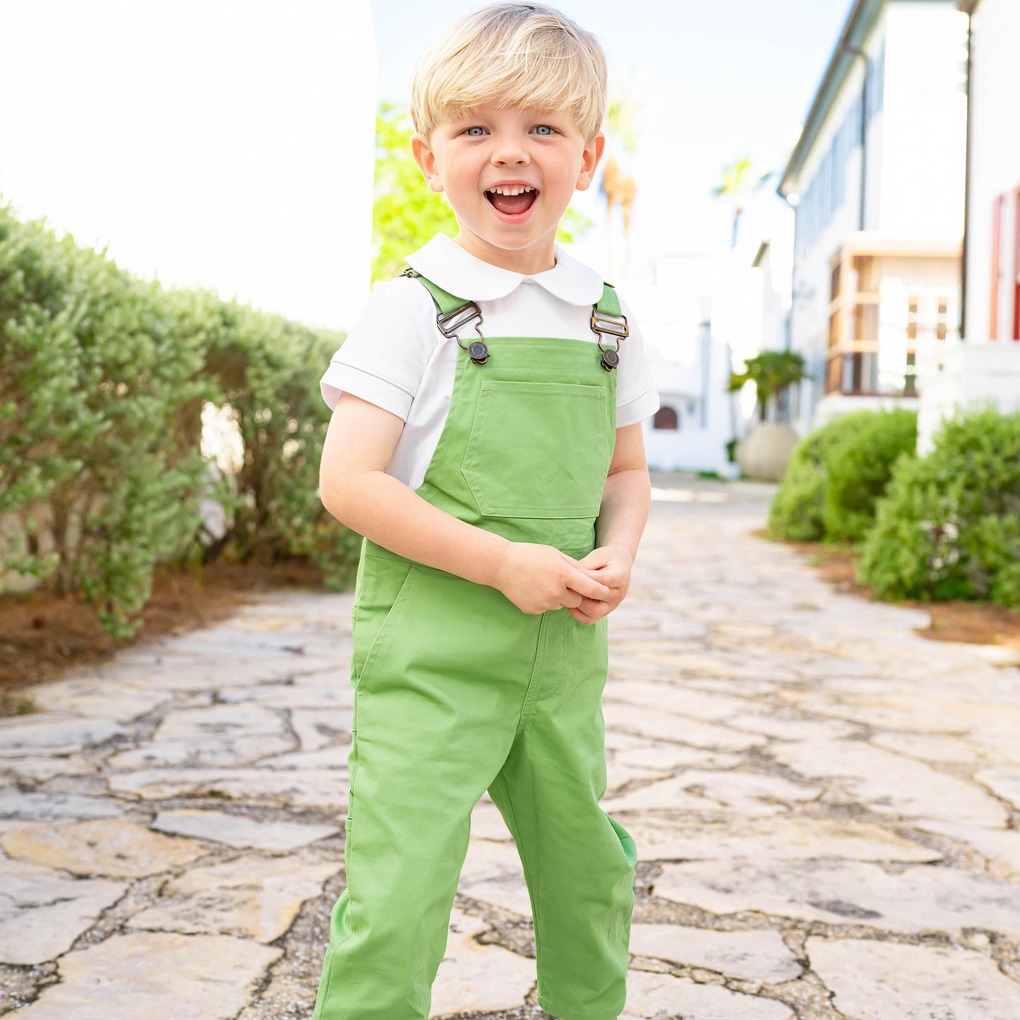 Short Sleeve Boys Collared Shirt