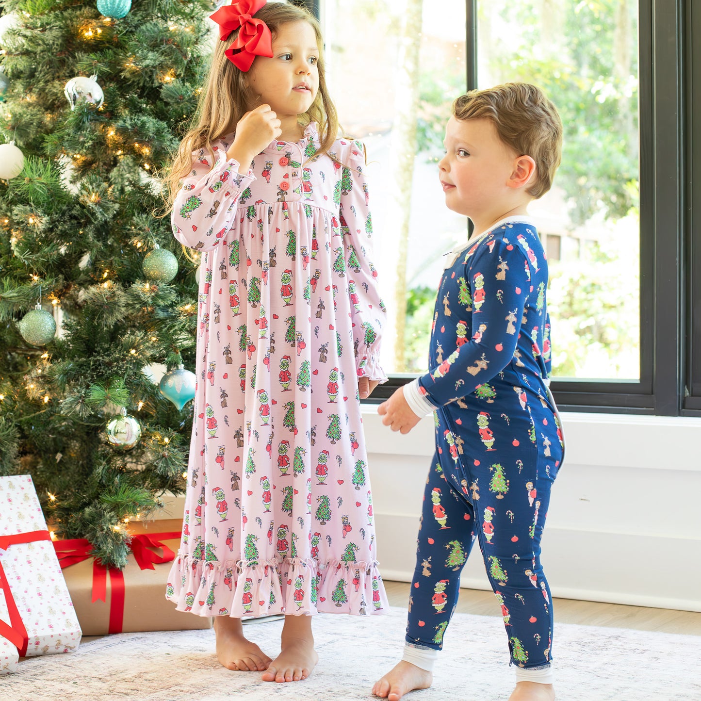 Boys Bamboo Onesie - Grinch