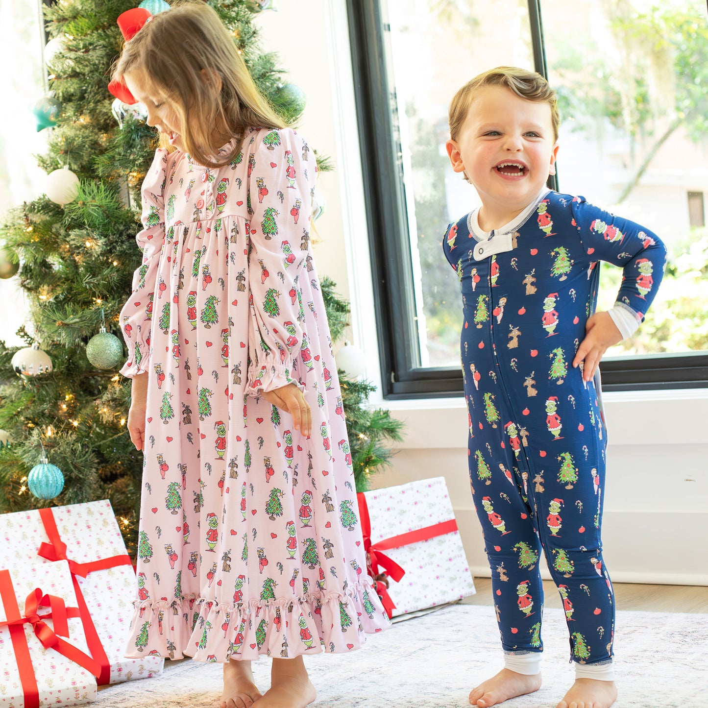 Boys Bamboo Onesie - Grinch