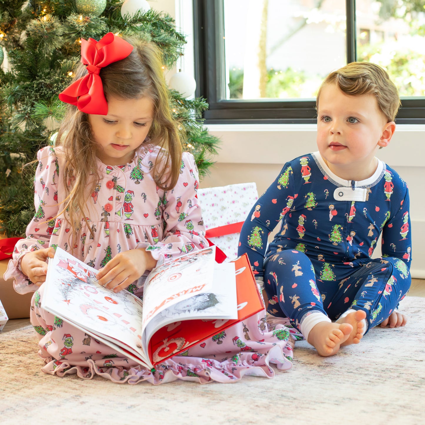 Boys Bamboo Onesie - Grinch
