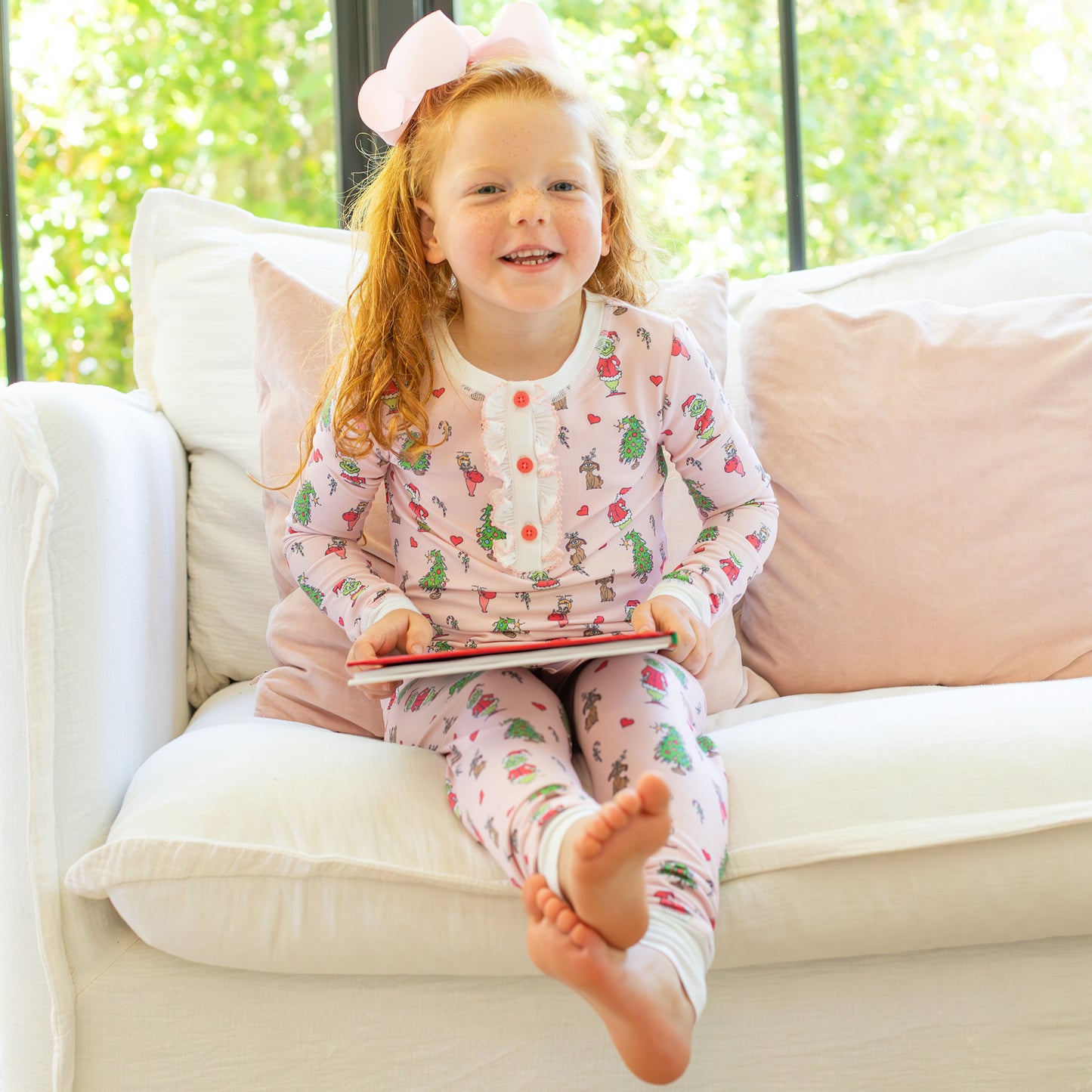 Girls Grinch Pajamas