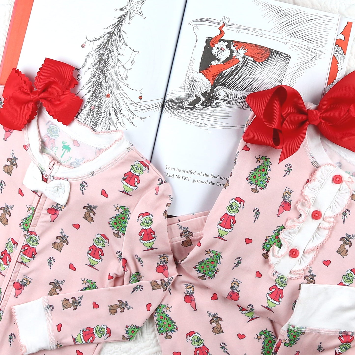 Girls Grinch Pajamas