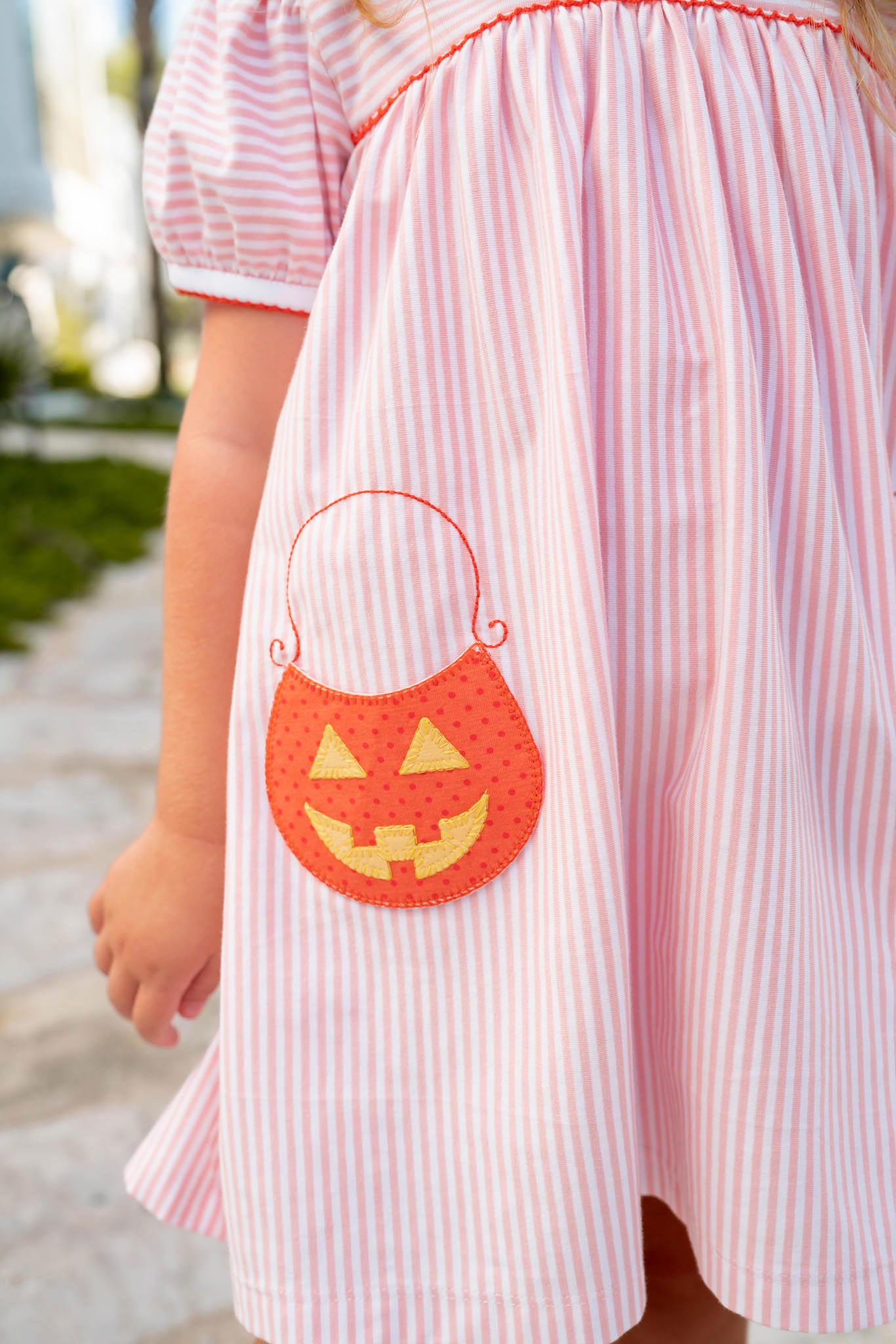 Halloween Pumpkin Pocket Dress