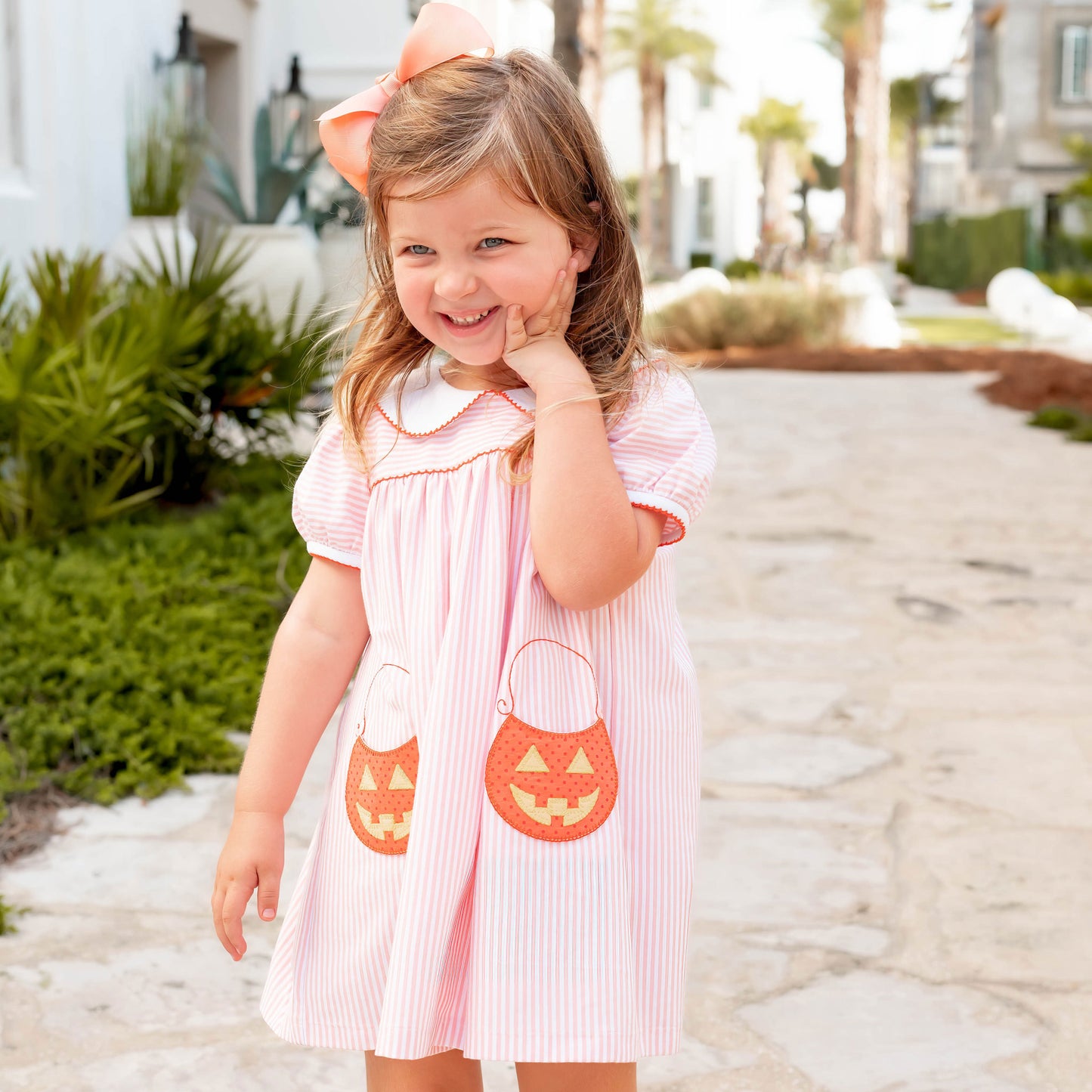Halloween Pumpkin Pocket Dress