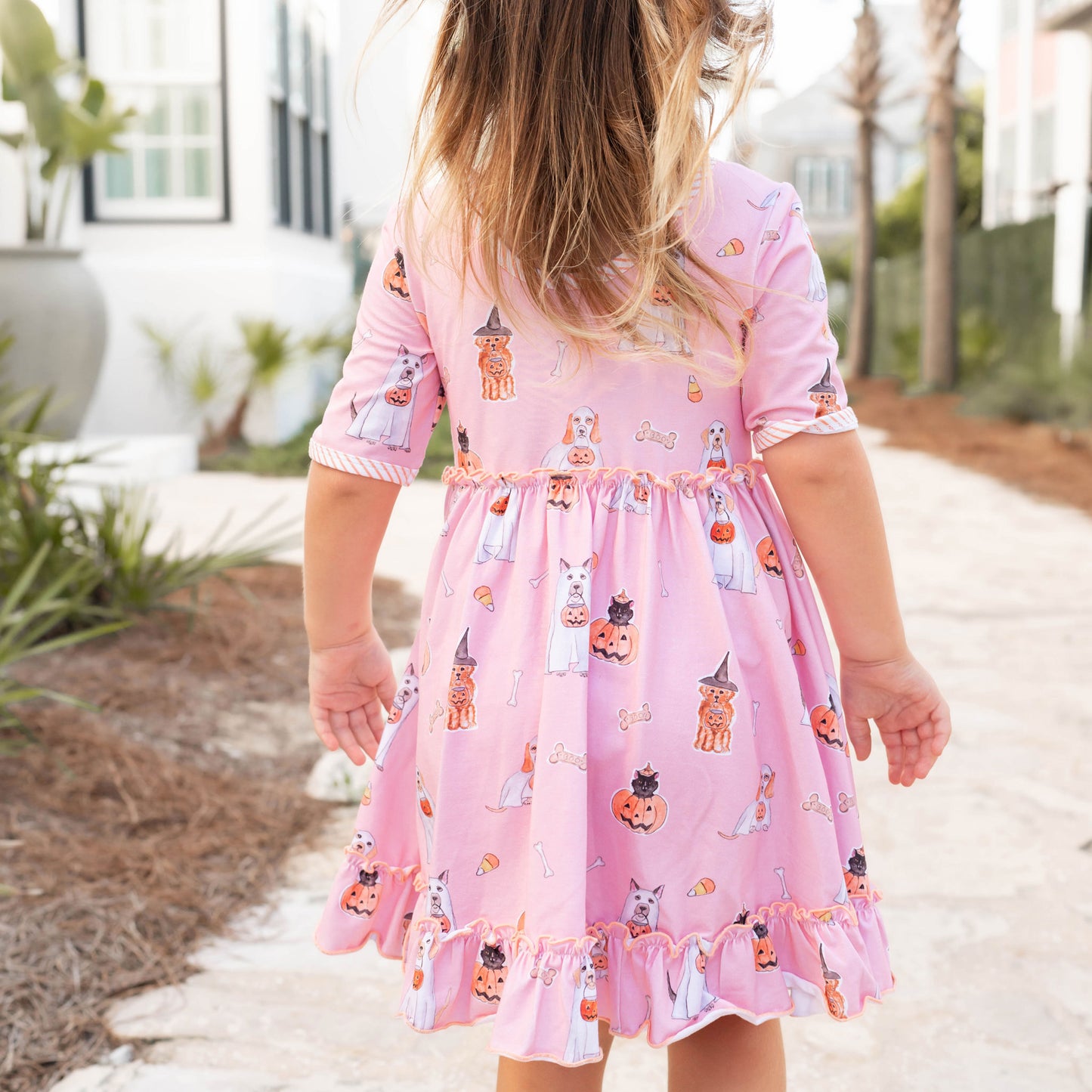 Spooky Animals Twirl Dress