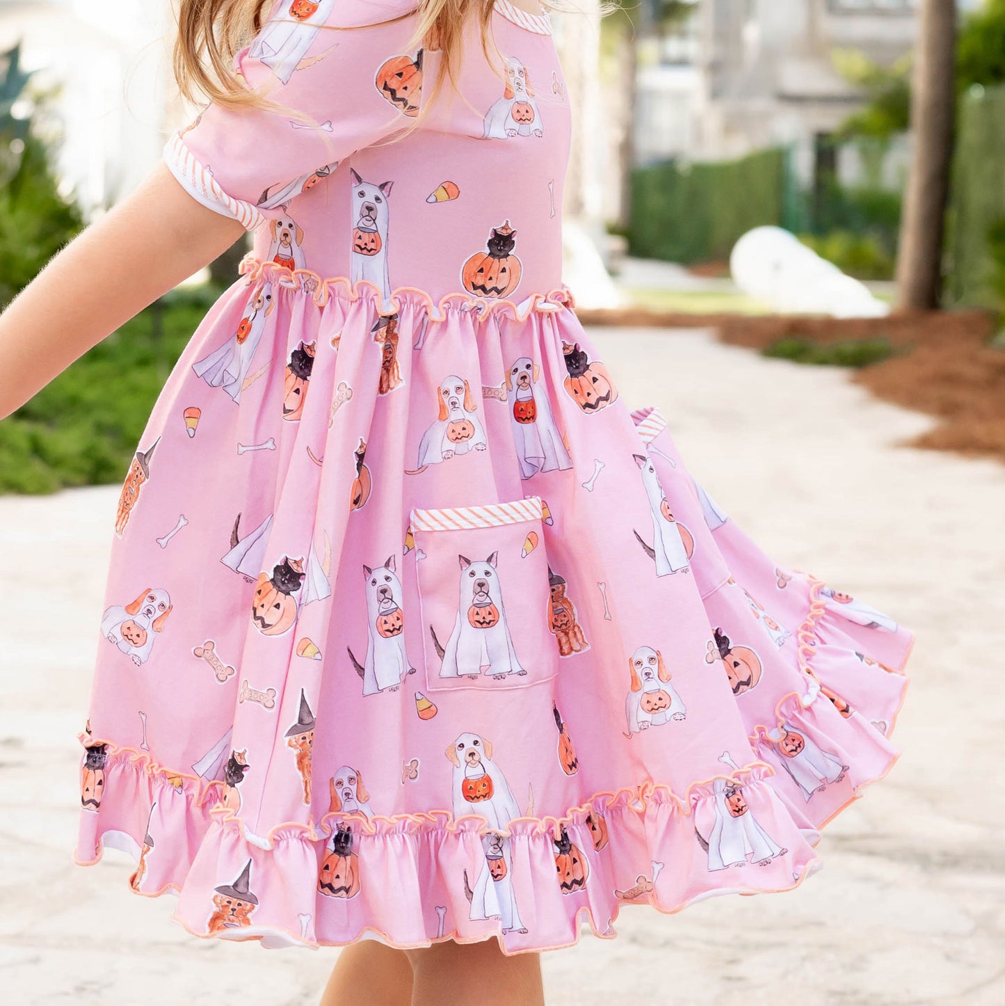 Spooky Animals Twirl Dress
