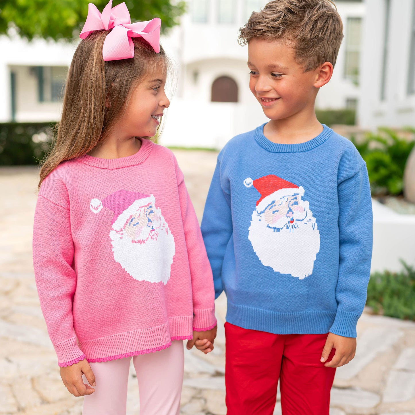 Sweater - Jolly Blue Santa
