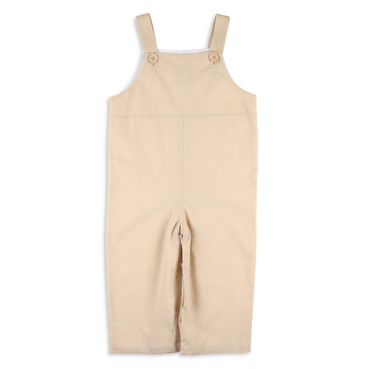 Boys Cord Overalls - Khaki Corduroy