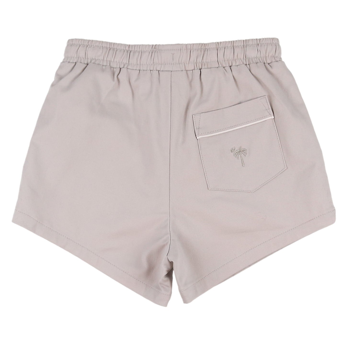 Khaki Twill Shrimp Shorts - khaki shrimp shorts back