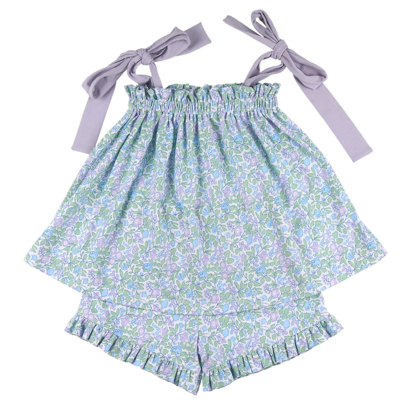 Girls Tie Set - Lavender Lawn (SAMPLE)