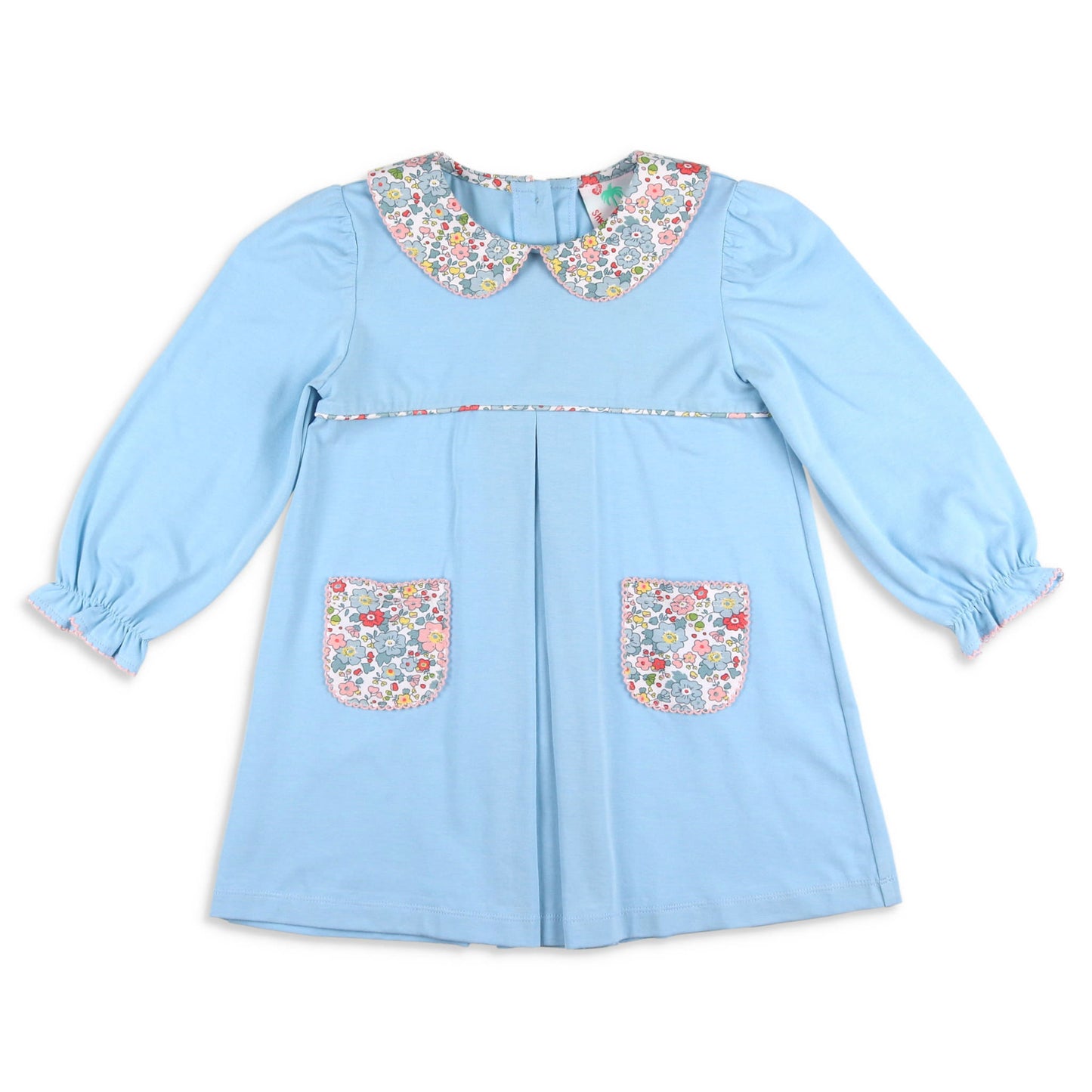 Layla Blue Collar Dress