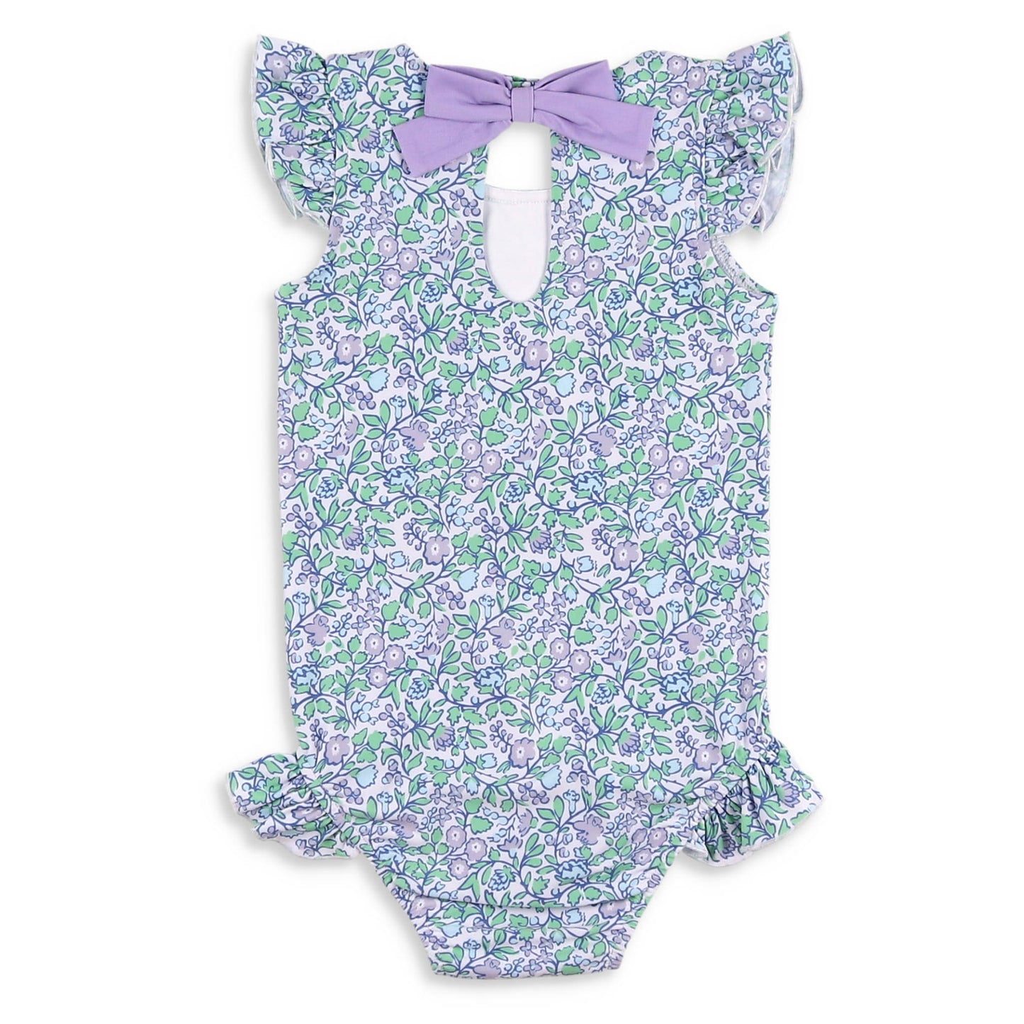 Girls One Piece - Lilac Floral