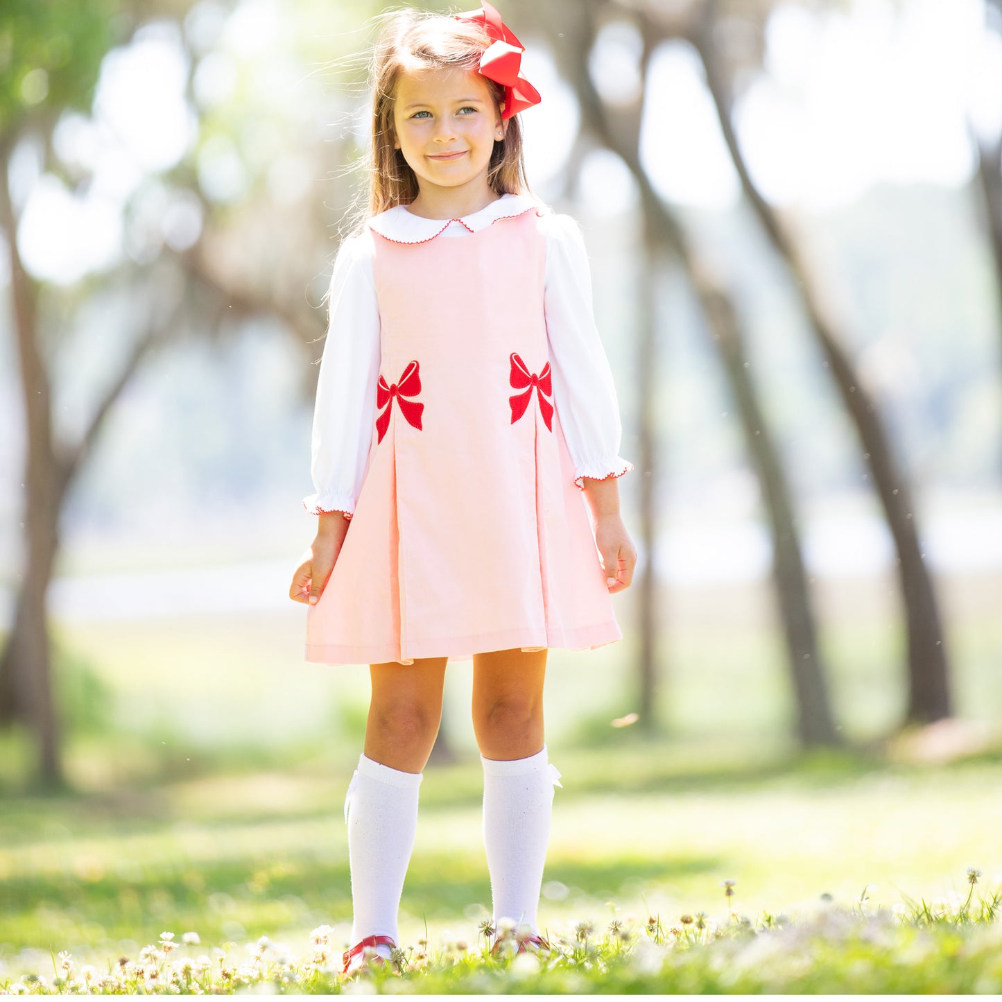 Liza Cord Bow Jumper