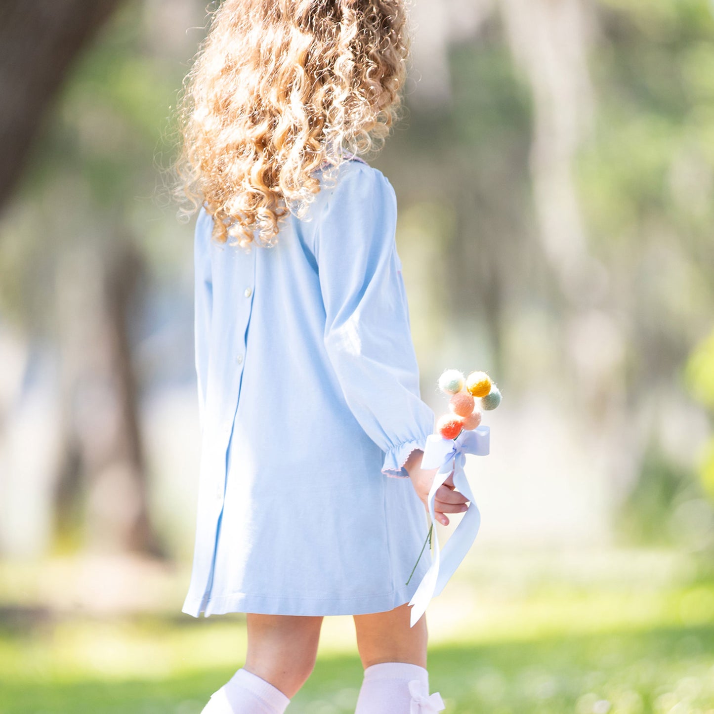 Layla Blue Collar Dress