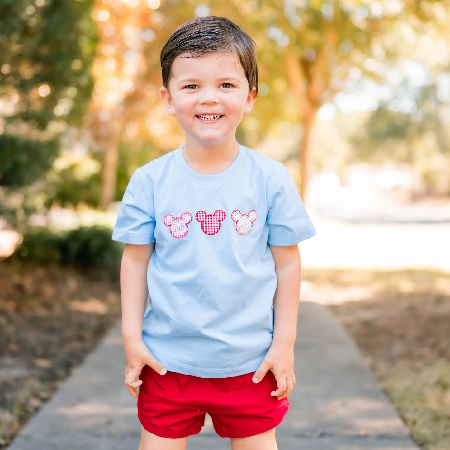 Boys Applique Shirt - Magical Mouse