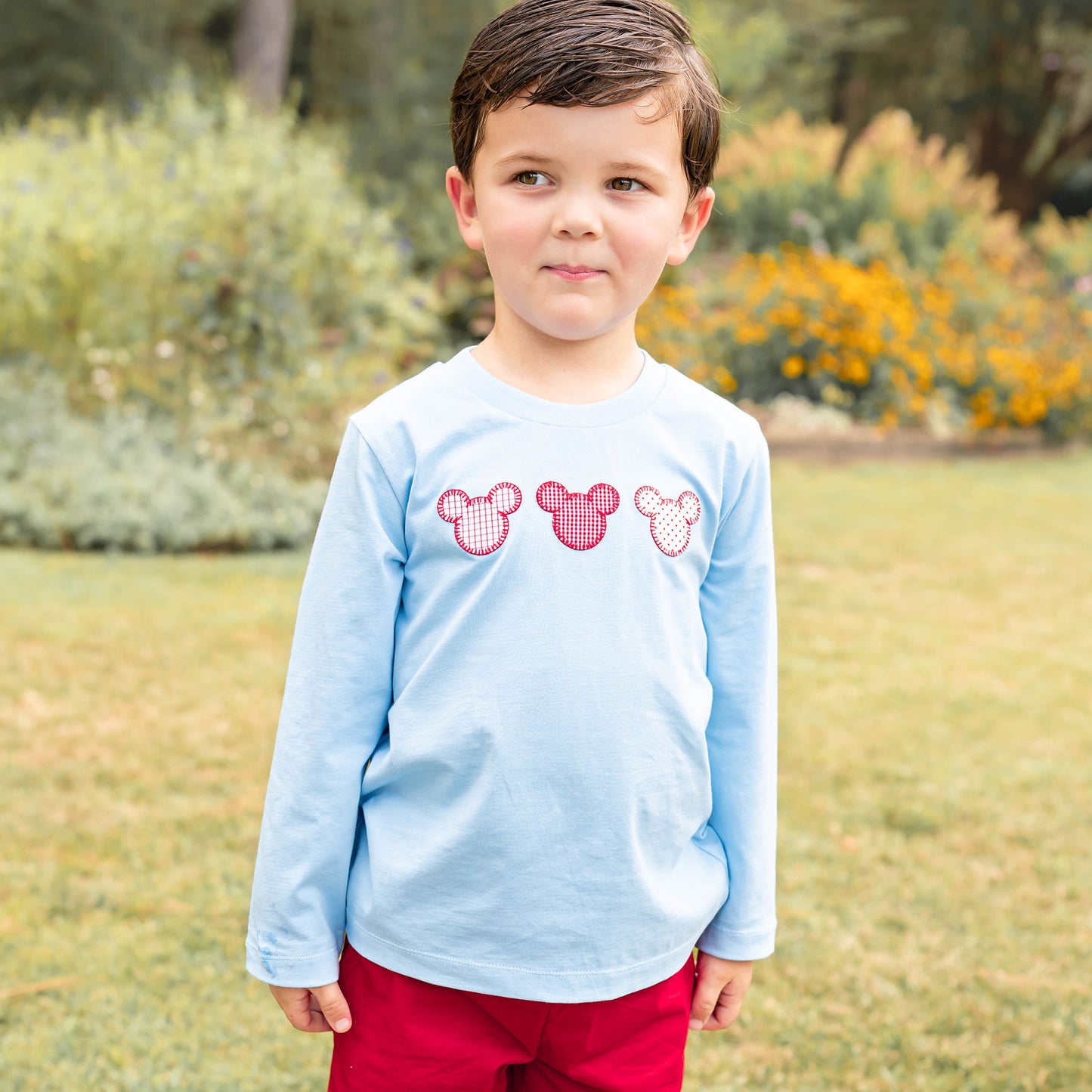 Boys Applique Shirt - Magical Mouse