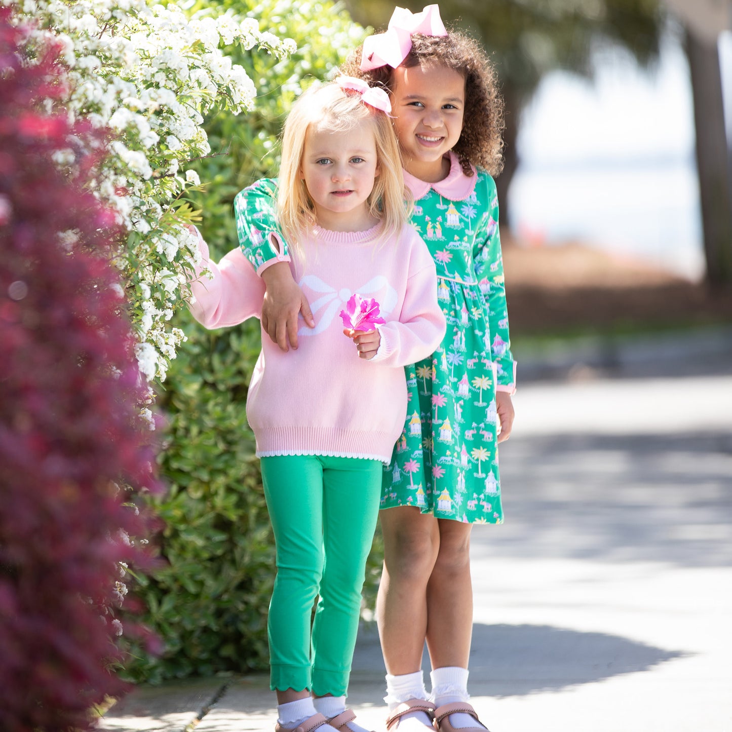 Girls Samantha Dress - Mahjong