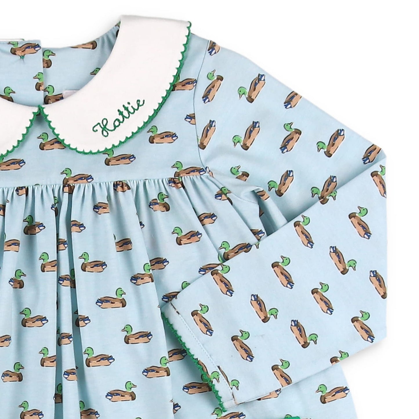 Girls Collar Dress - Mallards