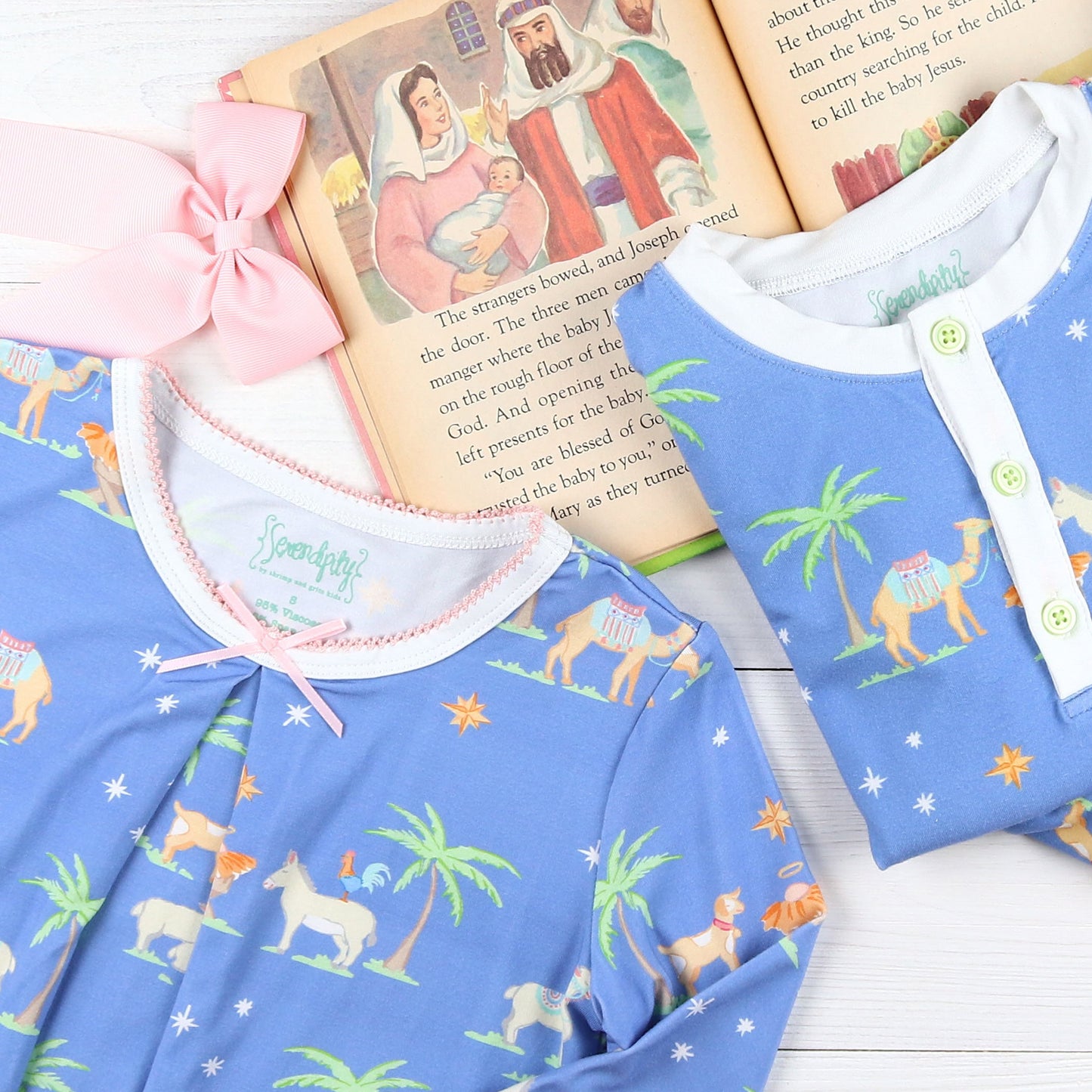 Nativity Button Loungewear Set