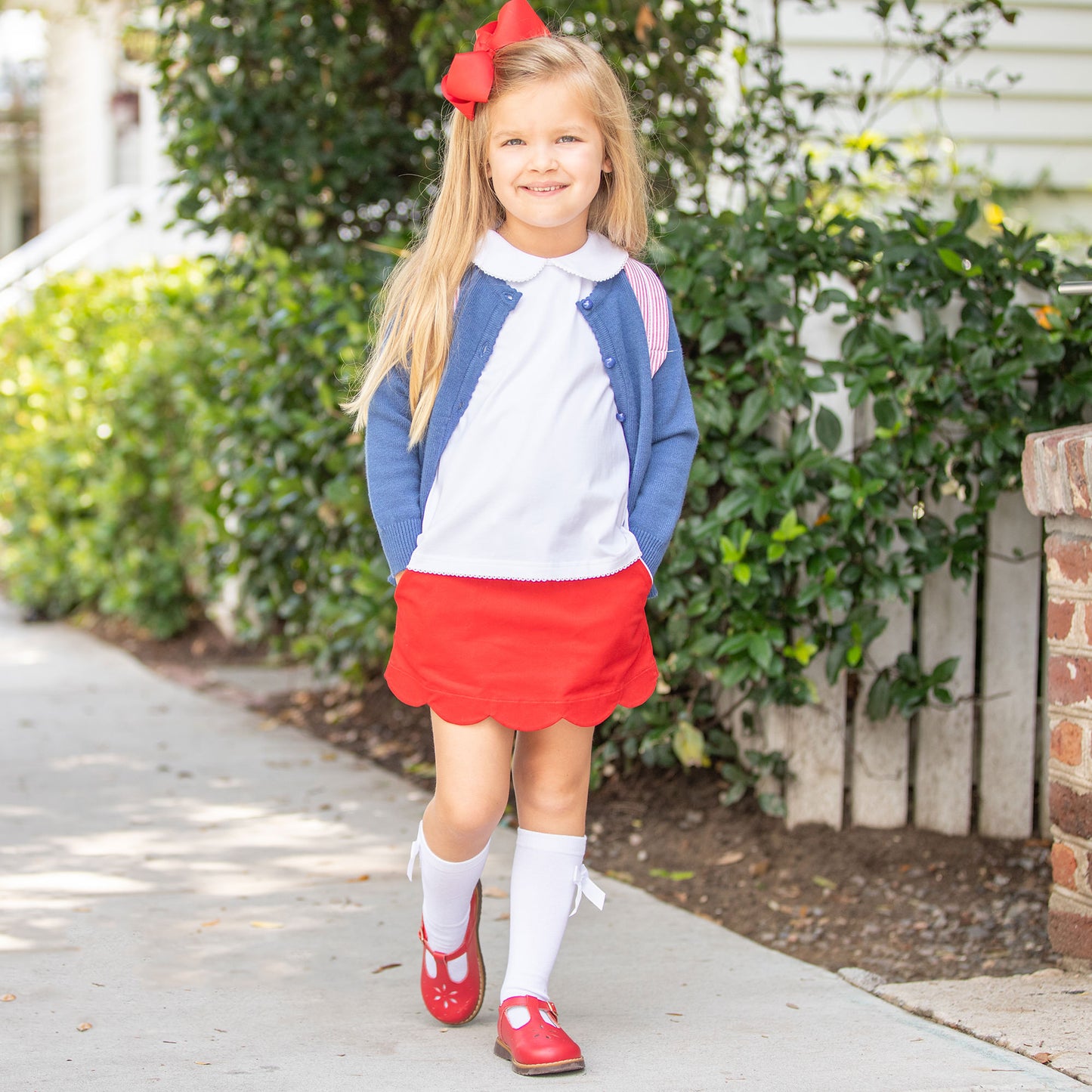 Girls Navy Sweater