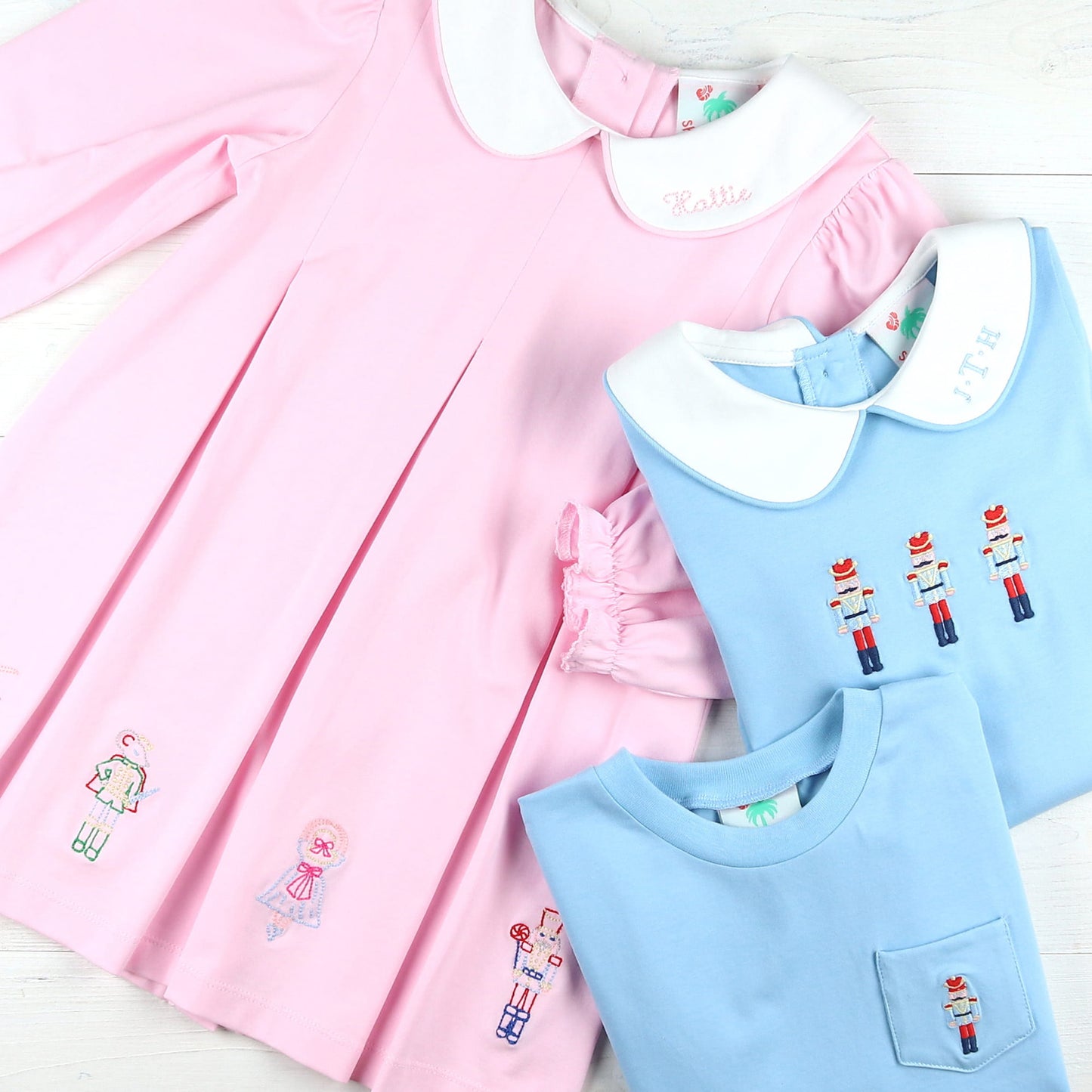 Girls Collar Dress - Nutcracker