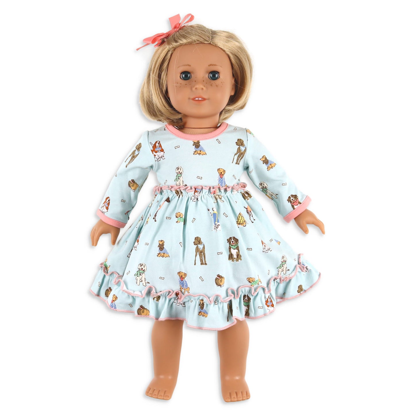 Paw Prints Twirl Dress - Doll Dress