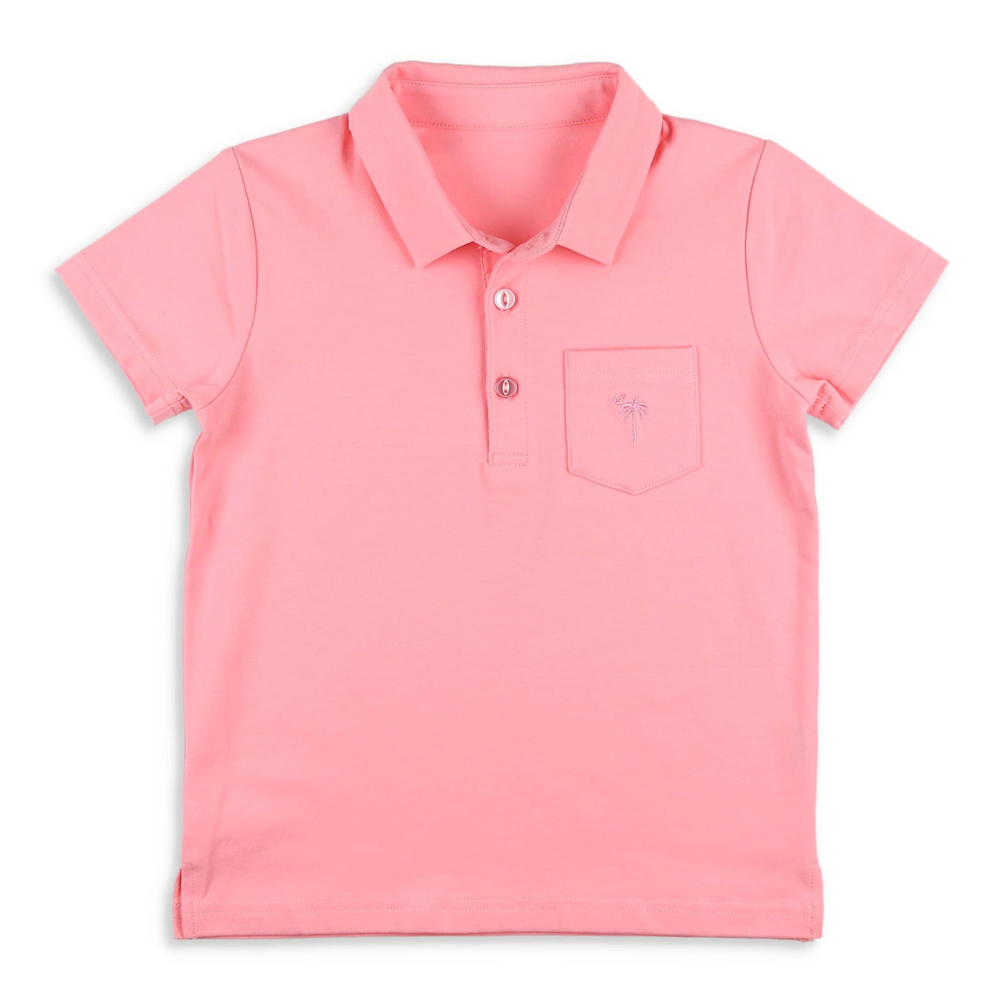 Boys Pocket Polo - Pawleys Island Pink