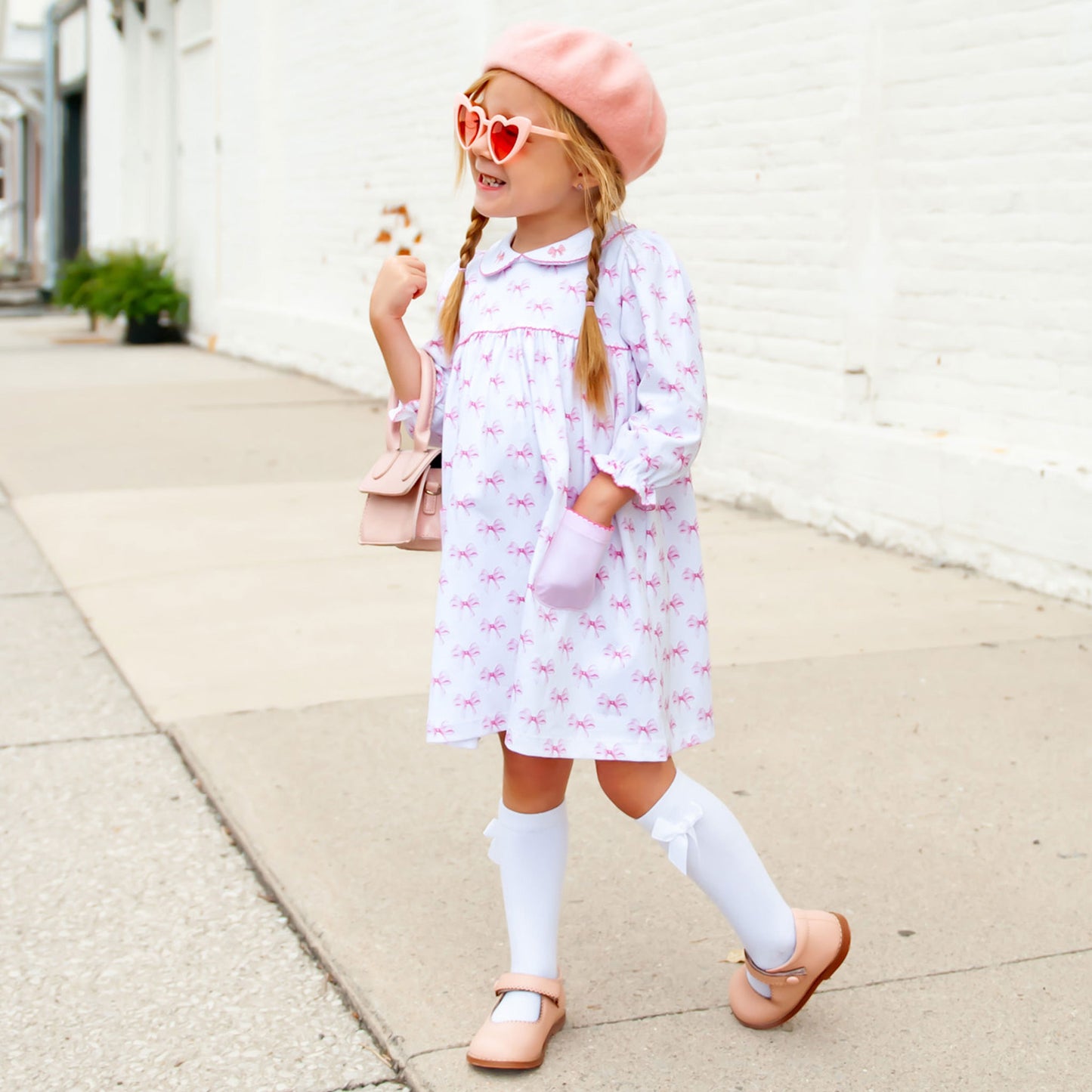 Blushing Beauty Pima Collared Dress
