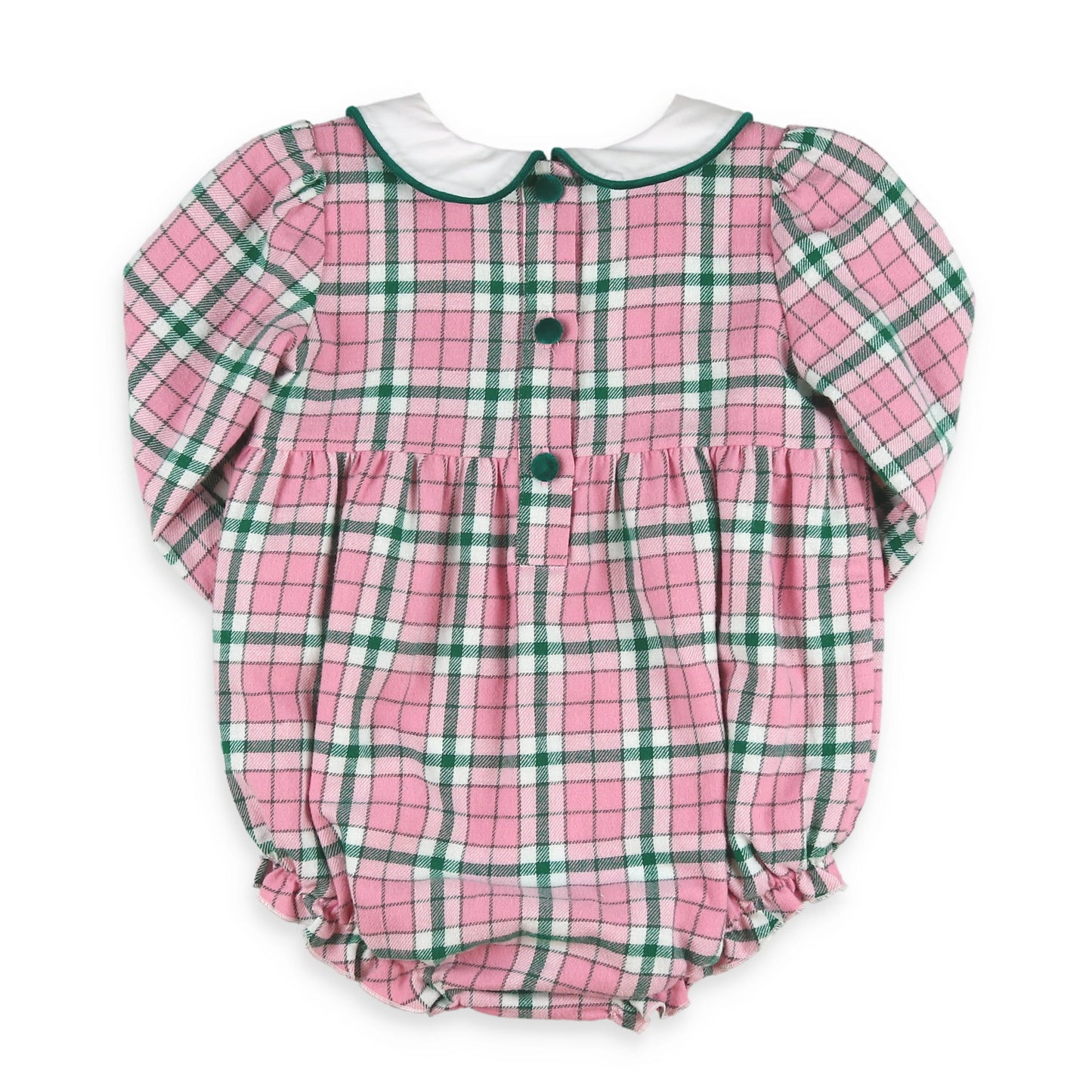 pink plaid bubble back
