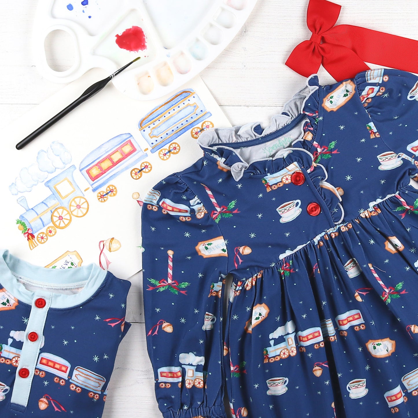 Polar Train Ride Gown