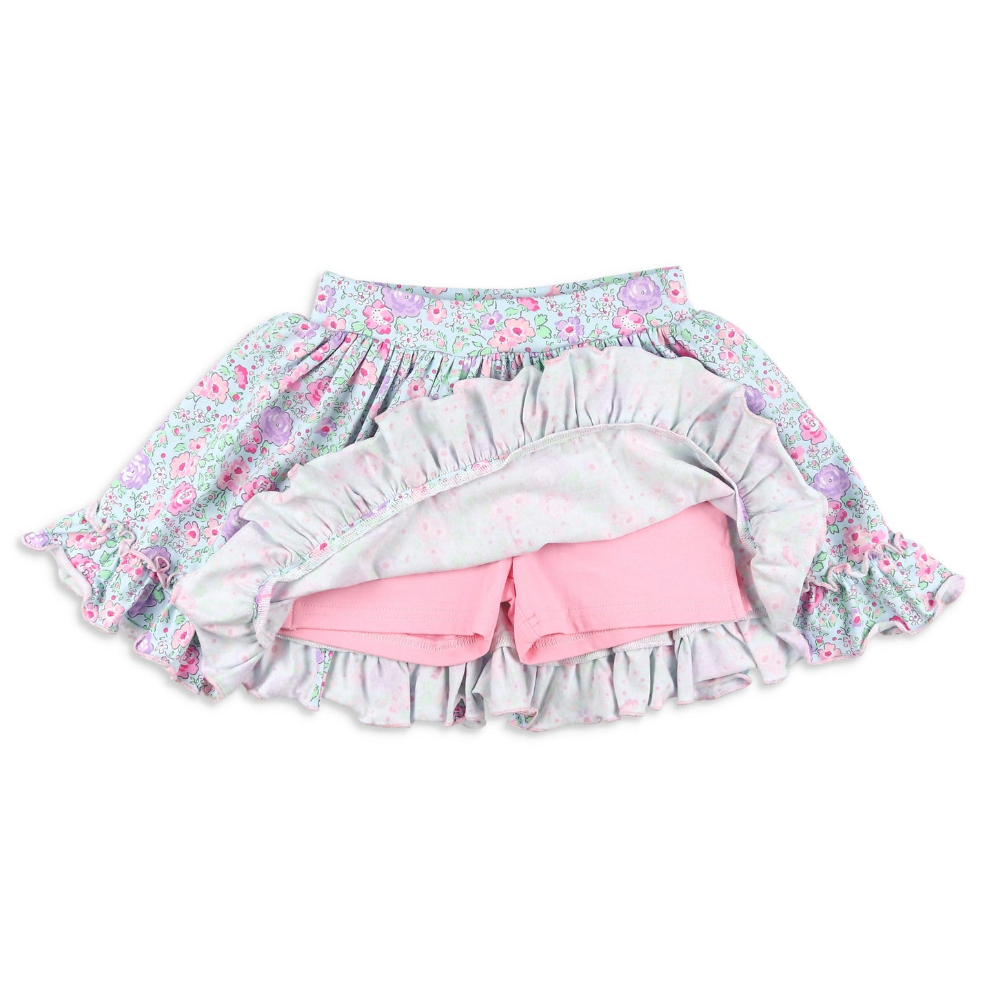 Girls Flowy Skort - Posy Petals