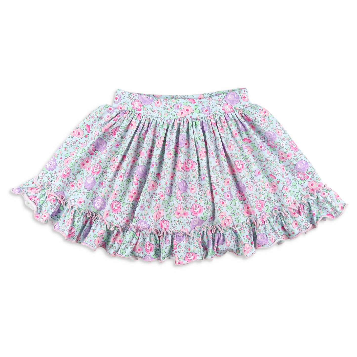Girls Flowy Skort - Posy Petals