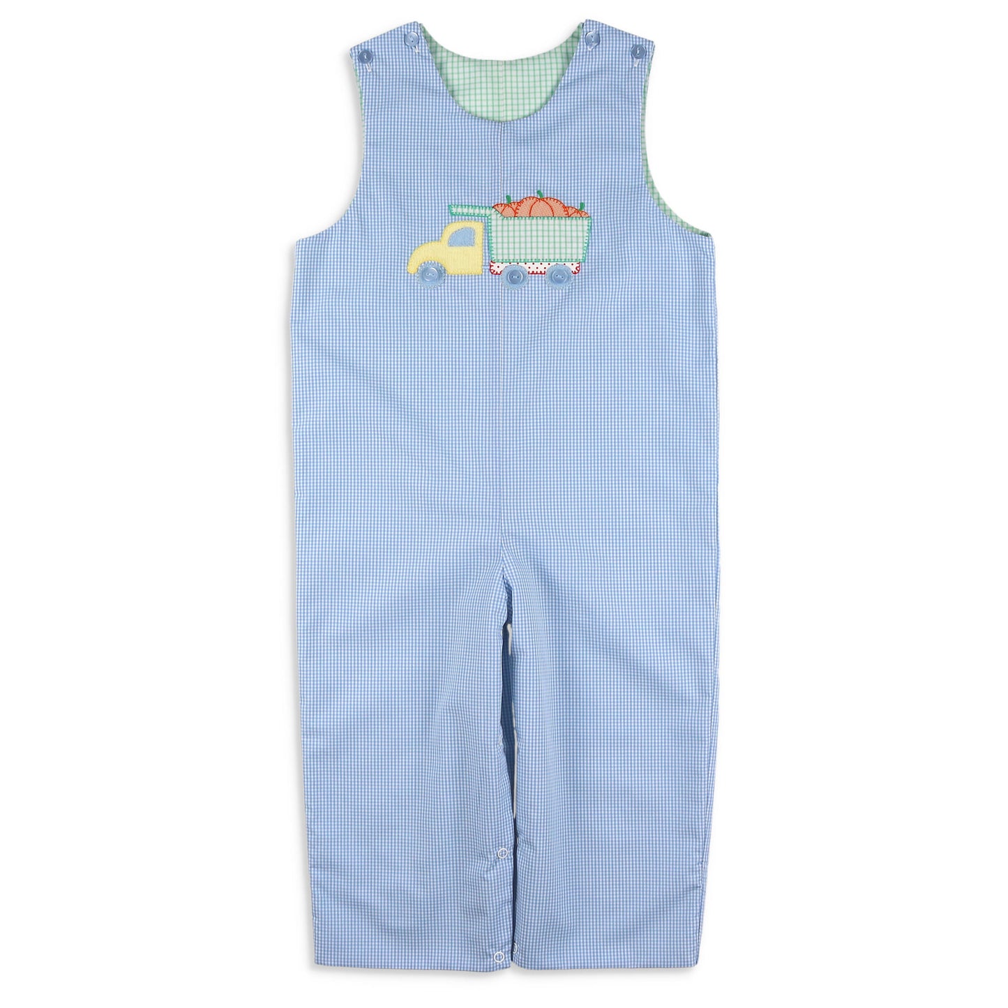 Boys Reversible Longall - Pumpkin Truck / Santa