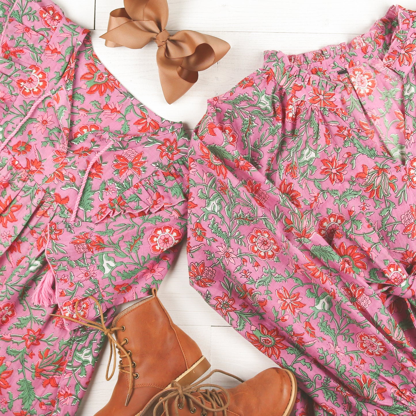 Raspberry Octavia Dress
