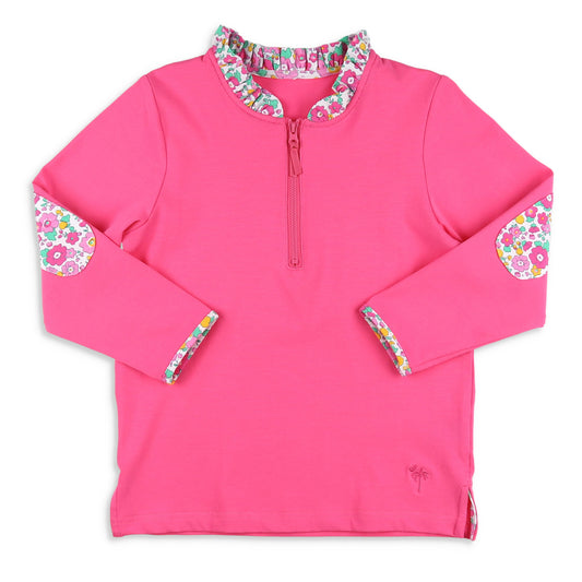 Girls Quarter Zip - Razzleberry