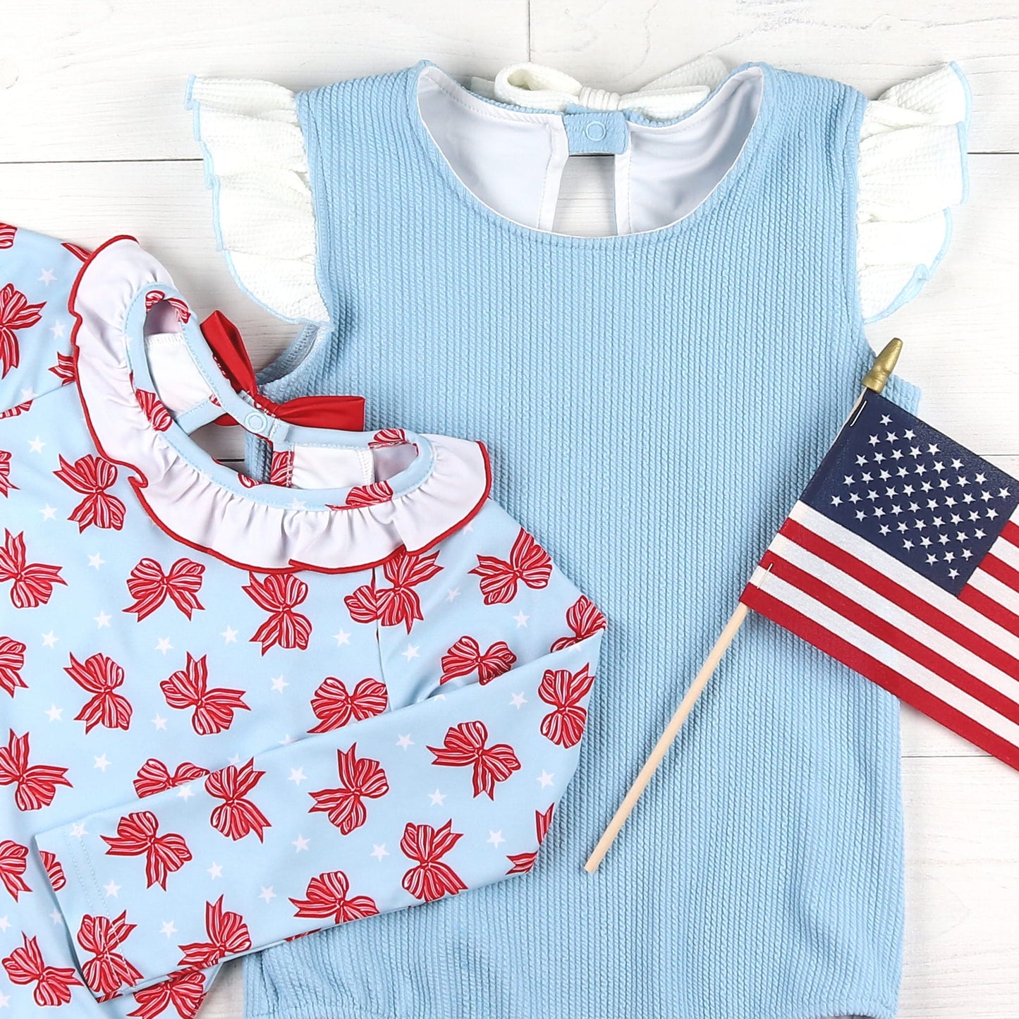 Girls Rash Guard Suit - America