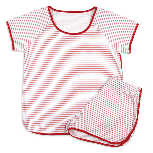 Womens Pima Loungewear - Red, White, & Blue