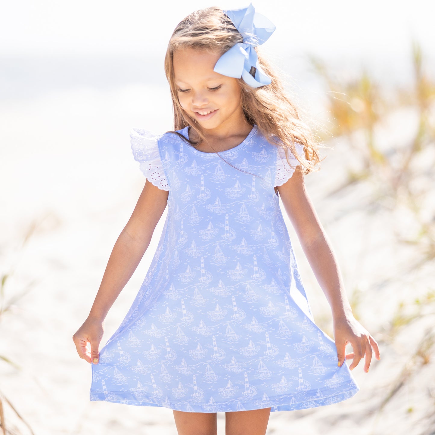 Morris Island Ruffle Dress