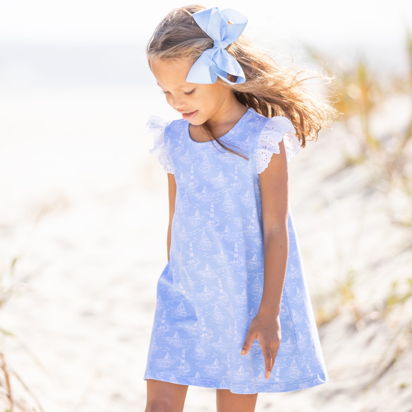 Morris Island Ruffle Dress