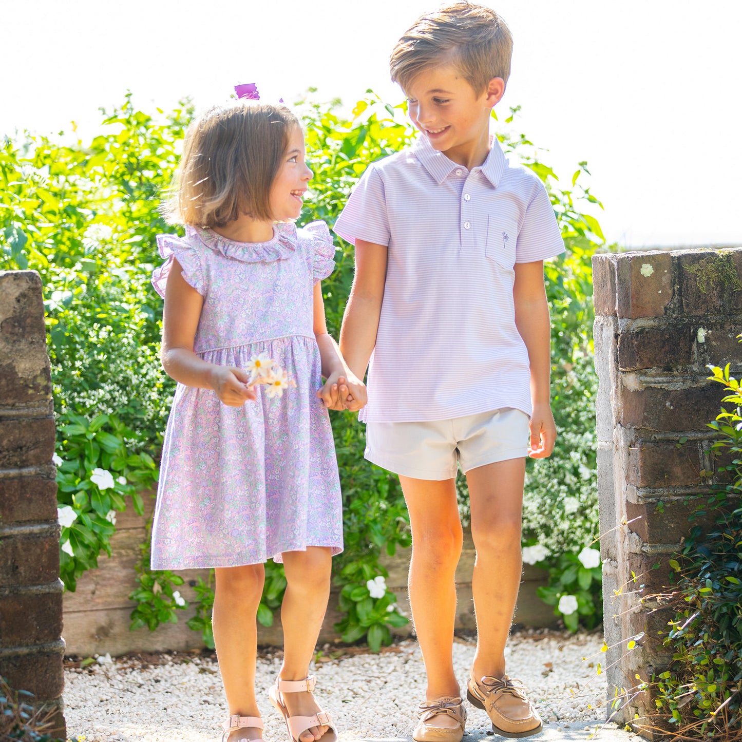 Girls Ruffle Dress - Rosemary Beach