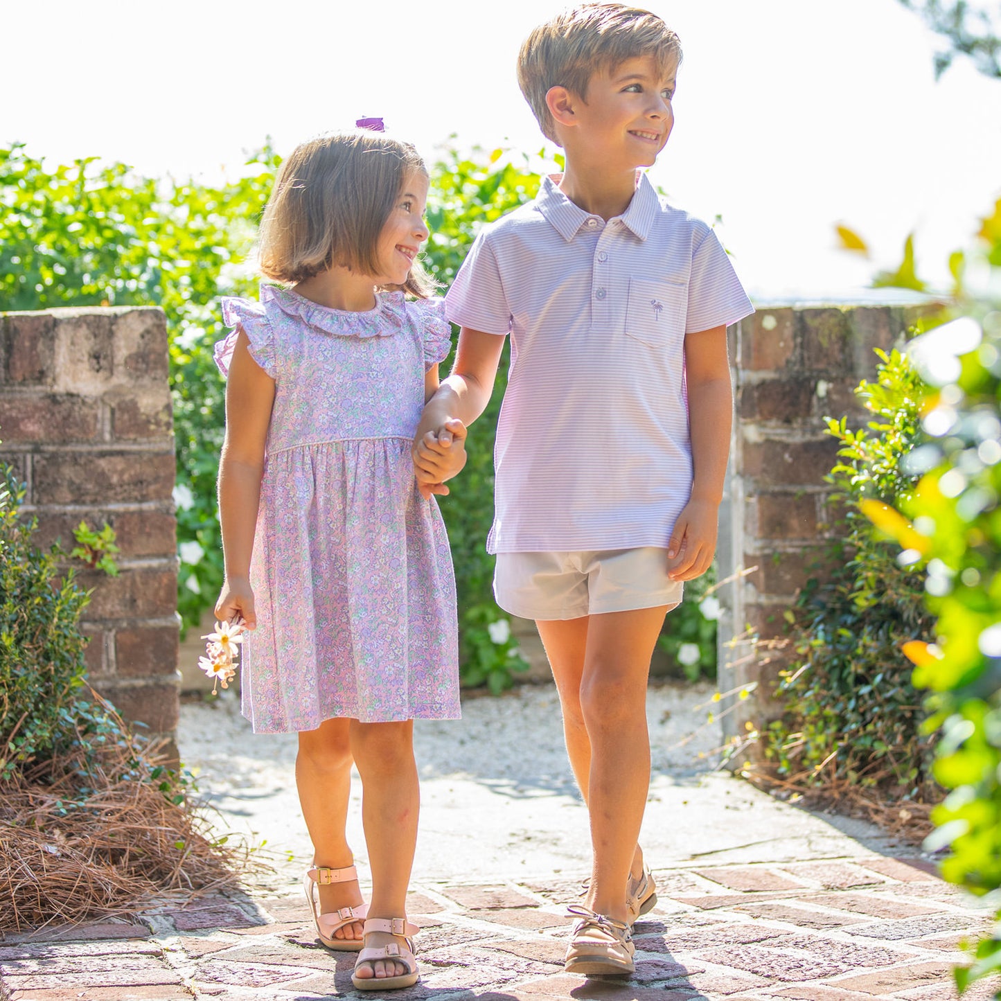 Boys Pocket Polo - St. Simons Stripe