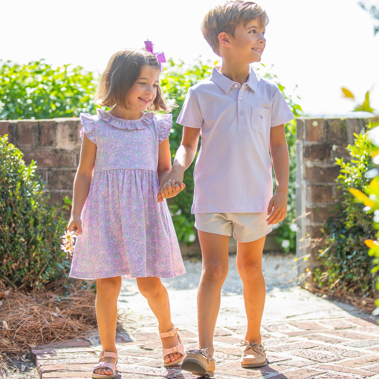 Girls Ruffle Dress - Rosemary Beach
