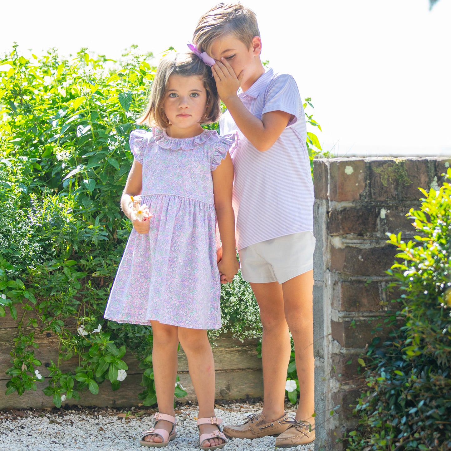 Girls Ruffle Dress - Rosemary Beach